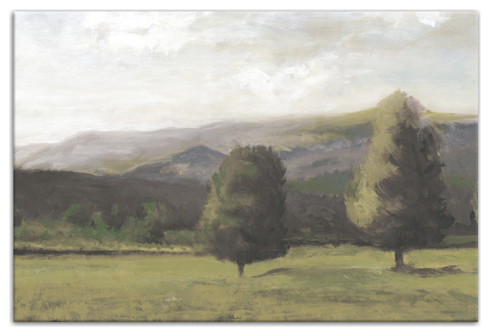 Painterly Treescape 32"x48" Canvas Wall Art