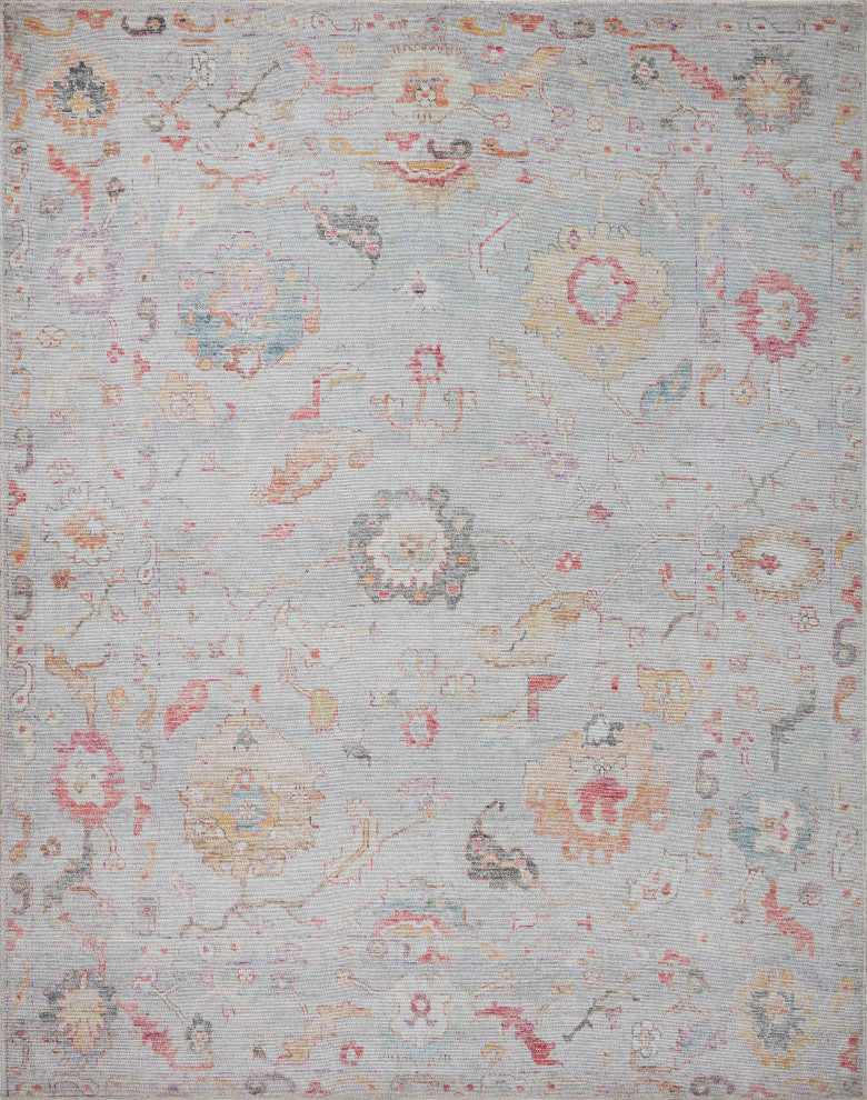 Loloi II Elysium Silver / Multi 2'-6" x 9'-6" Runner Rug