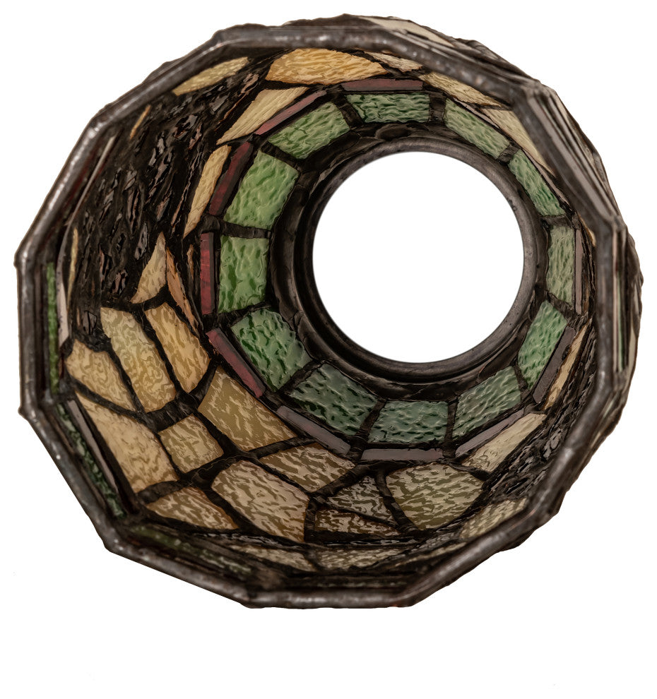 4 Wide Pinecone Fan Light Shade