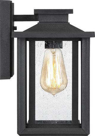 Quoizel WKF8407EK One Light Outdoor Wall Lantern Wakefield Earth Black