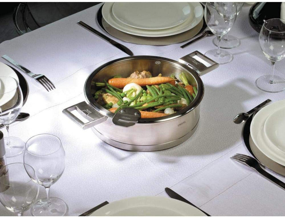 Cristel Strate Stainless-Steel 13 Piece Cookware Set