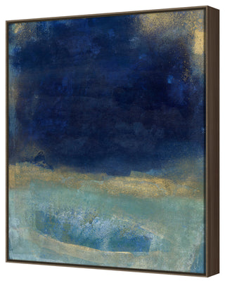 Deep Blue 1 Fine Art Print, Walnut, 50"x40"