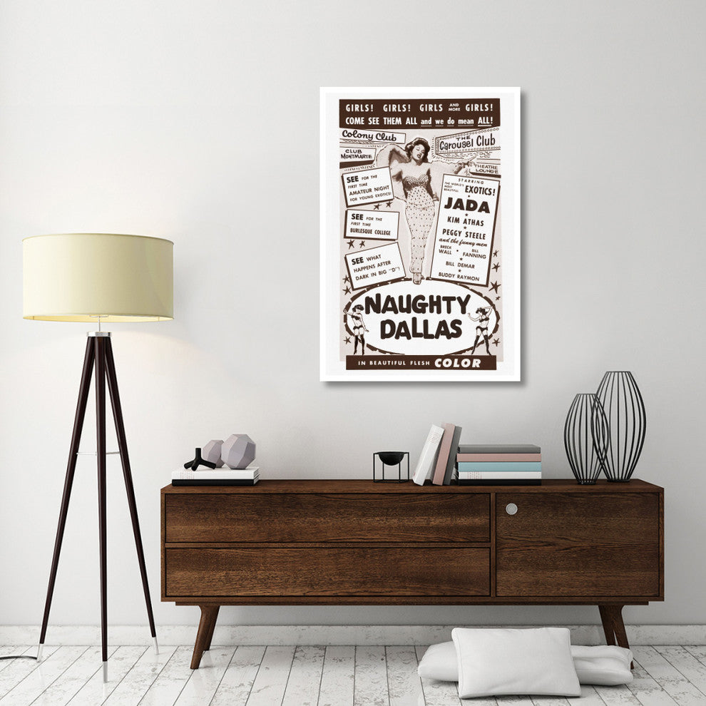 "Vintage Vices: Naughty Dallas" Digital Paper Print by Vintage Vices, 34"x50"