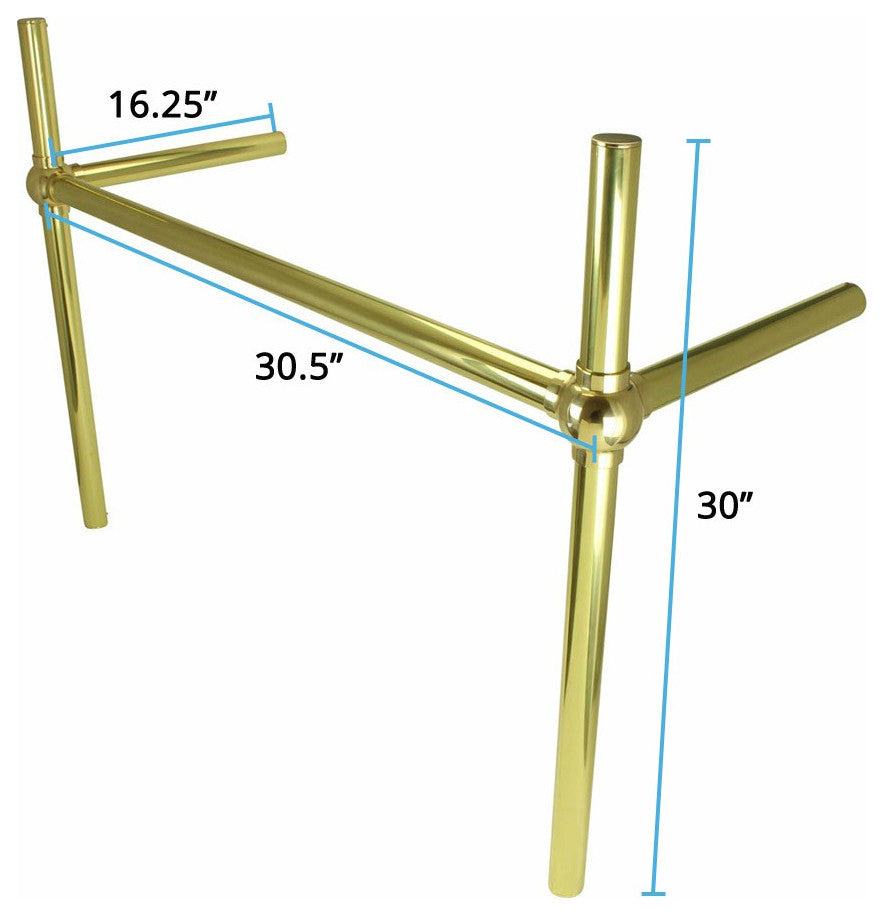 Brass Double Belle Epoque Legs