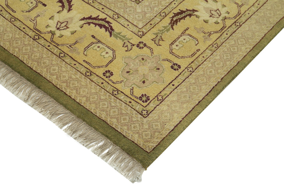 Rug N Carpet - Hand-Knotted Oriental 8' 10" x 11' 11" Wool Oushak Area Rug