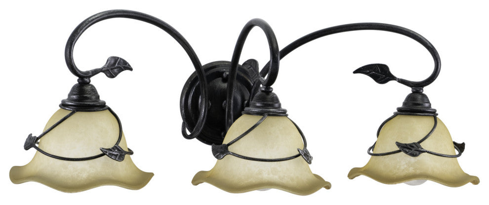 Vine 3-Light Vanity Oil Shale