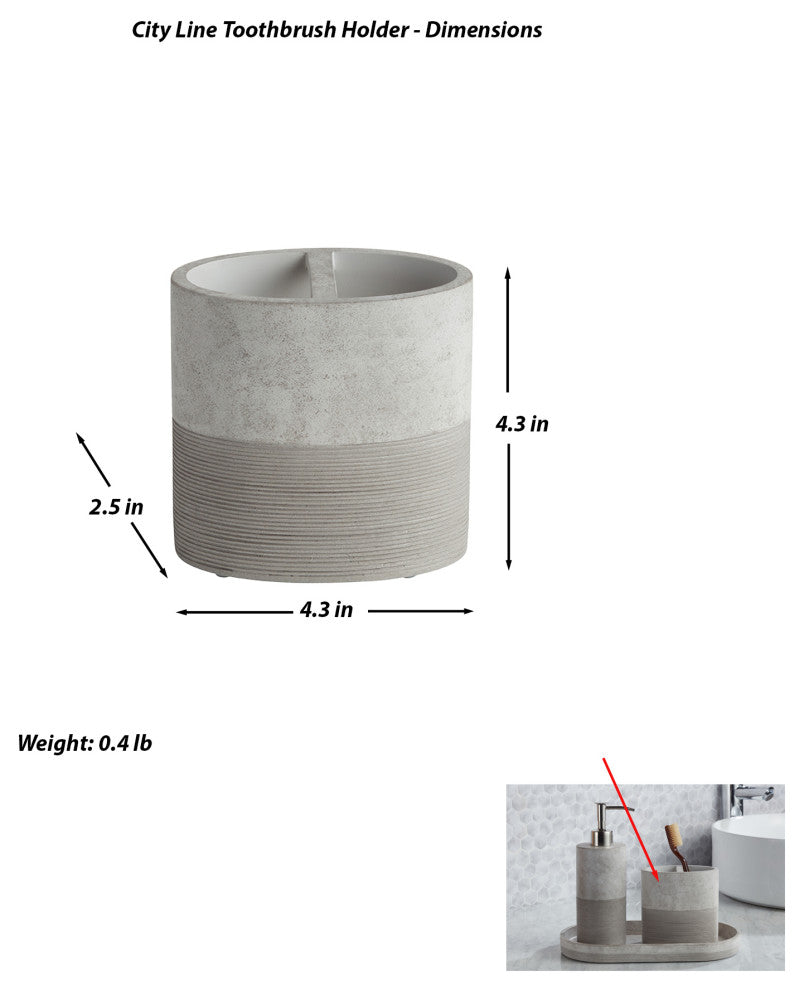 City Line 3-Piece Bathroom Accessory Set