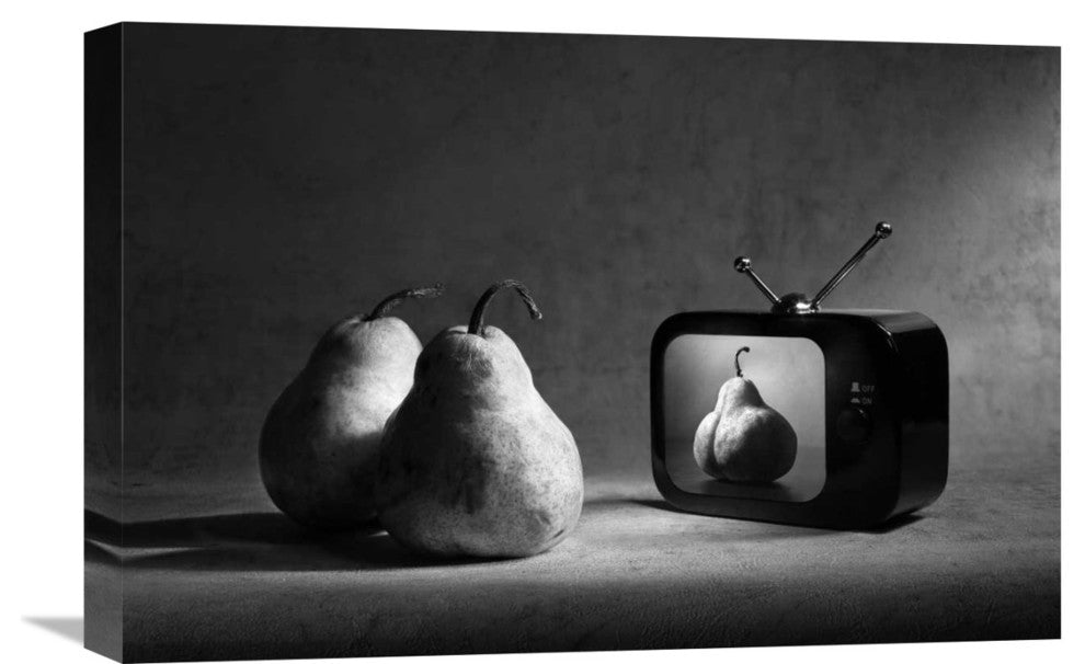 "Adult TV 2" Stretched Canvas Giclee by Victoria Ivanova, 22x15"