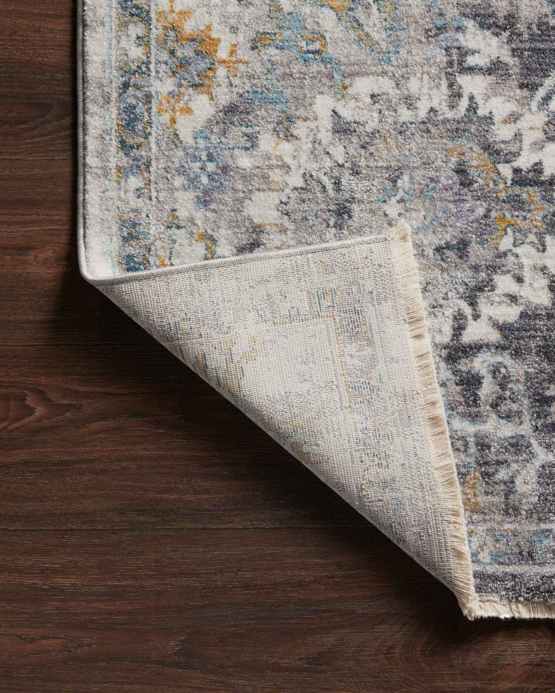 Samra SAM-02 Gray/Multi 2'3"x3'10" Area Rug