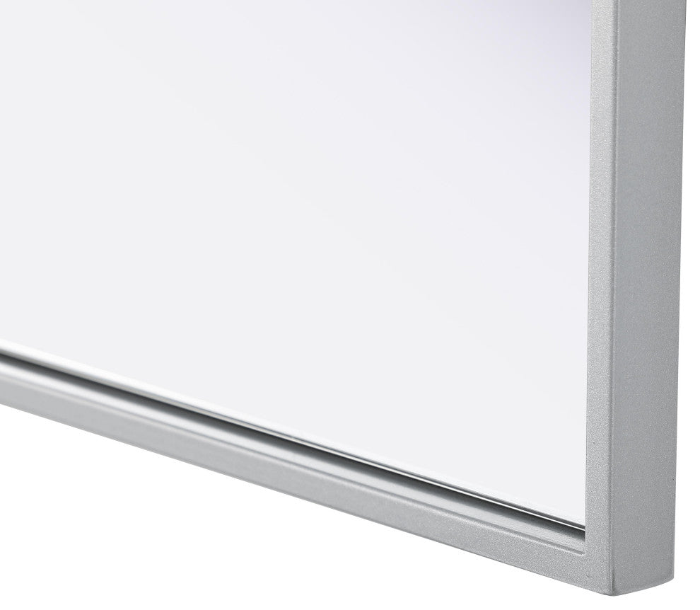 Home Living 30x36 Pivot Mirror, Silver
