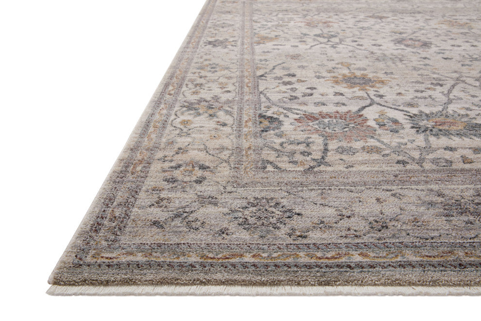 Loloi Lyra Pebble / Multi 18" x 18" Sample Rug
