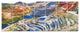 Impressive Mines and Canyon, Landscape Canvas Art Print, 83"x32", 7 Panels