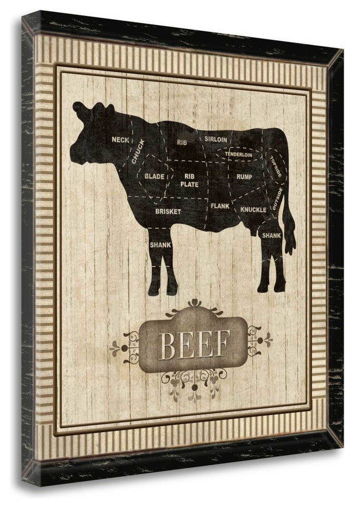 "Beef" By Piper Ballantyne, Giclee Print on Gallery Wrap Canvas, Ready to Hang