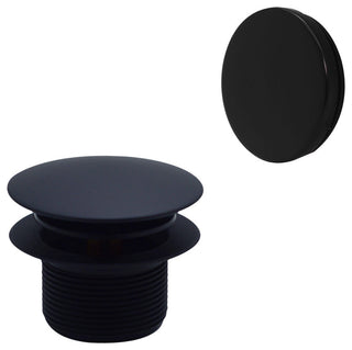 Wing Nut Large Kitchen Strainer With InSinkErator Disposal Flange & Stopper, Matte Black