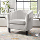 Prospect Channel Tufted Upholstered Velvet Armchair