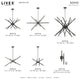 Soho 4 Light Black Chrome ADA Sconce