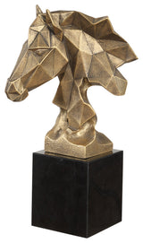 Uttermost Chiseled Horse Bust Sculpture