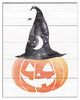 Jackolantern Witch 11x14 Canvas Wall Art