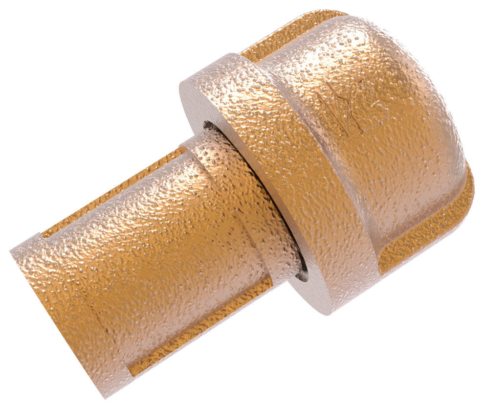 Pipeline 1" Cabinet Knob, Brushed Bronze