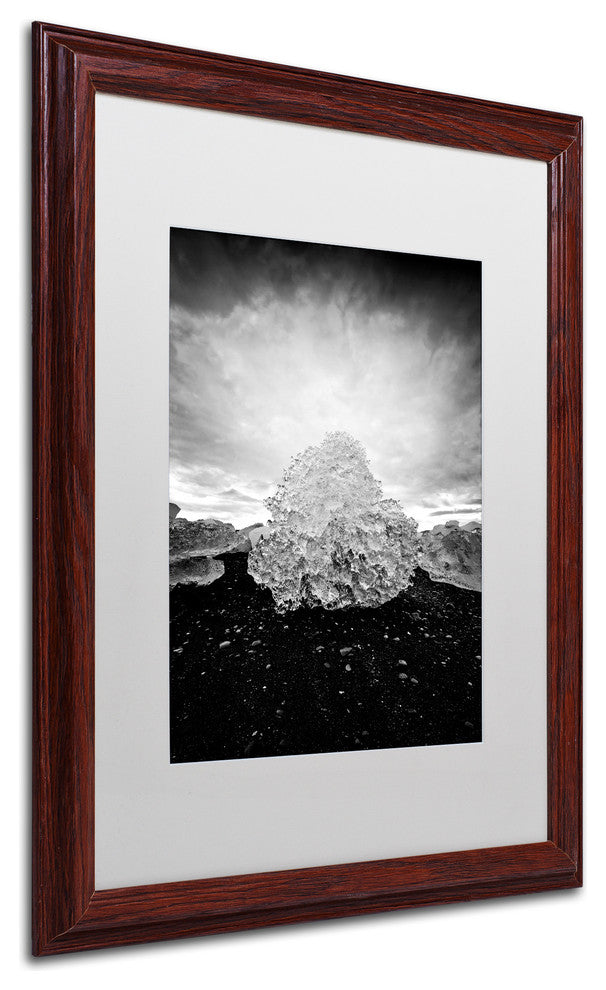 Philippe Sainte-Laudy 'Ice Diamond' Matted Framed Art