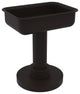 Vanity Top Soap Dish with Groovy Accents, Oil Rubbed Bronze