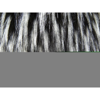 Plutus Wolf Fur Handmade Throw Pillow, (24" x 24")