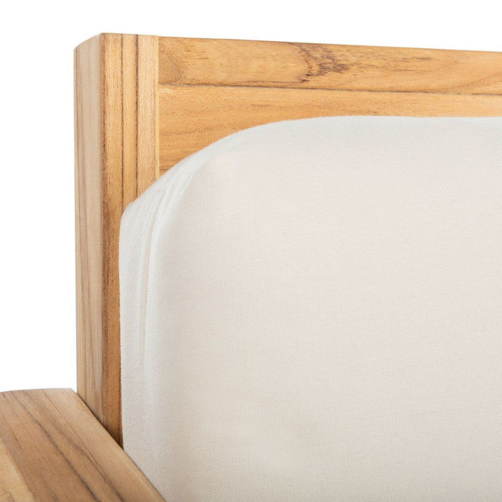 Safavieh Guadeloupe Indoor-Outdoor Brazilian Teak Club Chair