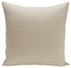 Geometric Decorative Pillow, Oatmeal White, 16"X16"