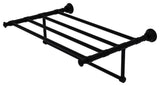 Allied Brass Carolina 24" Towel Shelf With Integrated Towel Bar, Matte Black