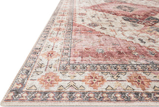 Loloi II Skye Area Rug, Ivory/Berry, 3'6"x5'6"