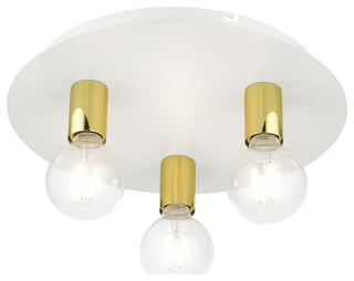 White Transitional, Versatile, Modern, Urban, Minimal Flush Mount