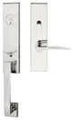 Toronto Lever, Mortise Entry Handleset, RHR, Polished Stainless Steel