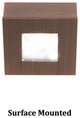 WAC Lighting LED Button Light, Copper Bronze, Square, 3000k Soft White