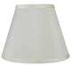 Hardback Faux Silk Coolie Lamp Shade, 5x9x7", Cream, Eggshell Silk, Single