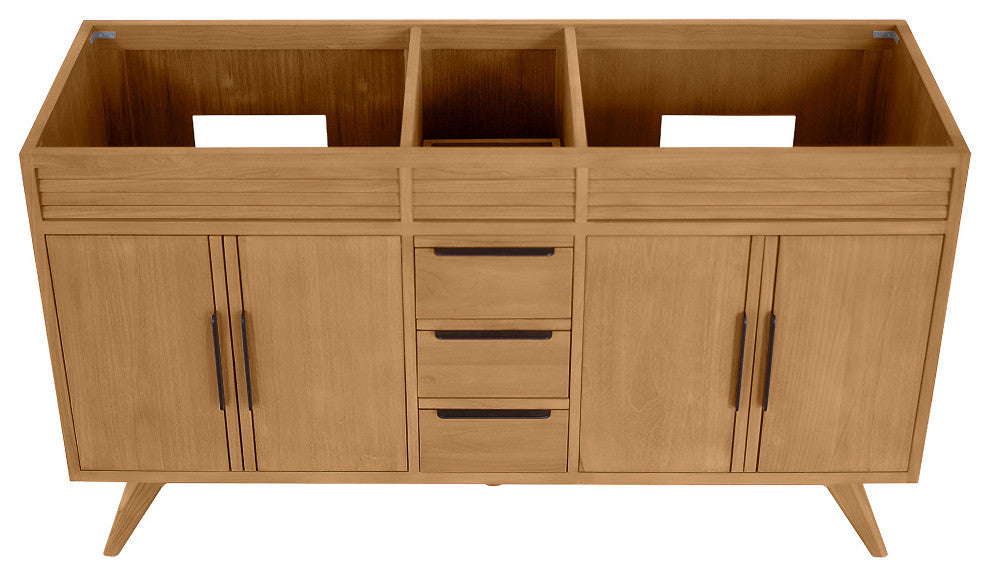 Avanity Taylor 60" Bath Vanity Only, Natural Teak