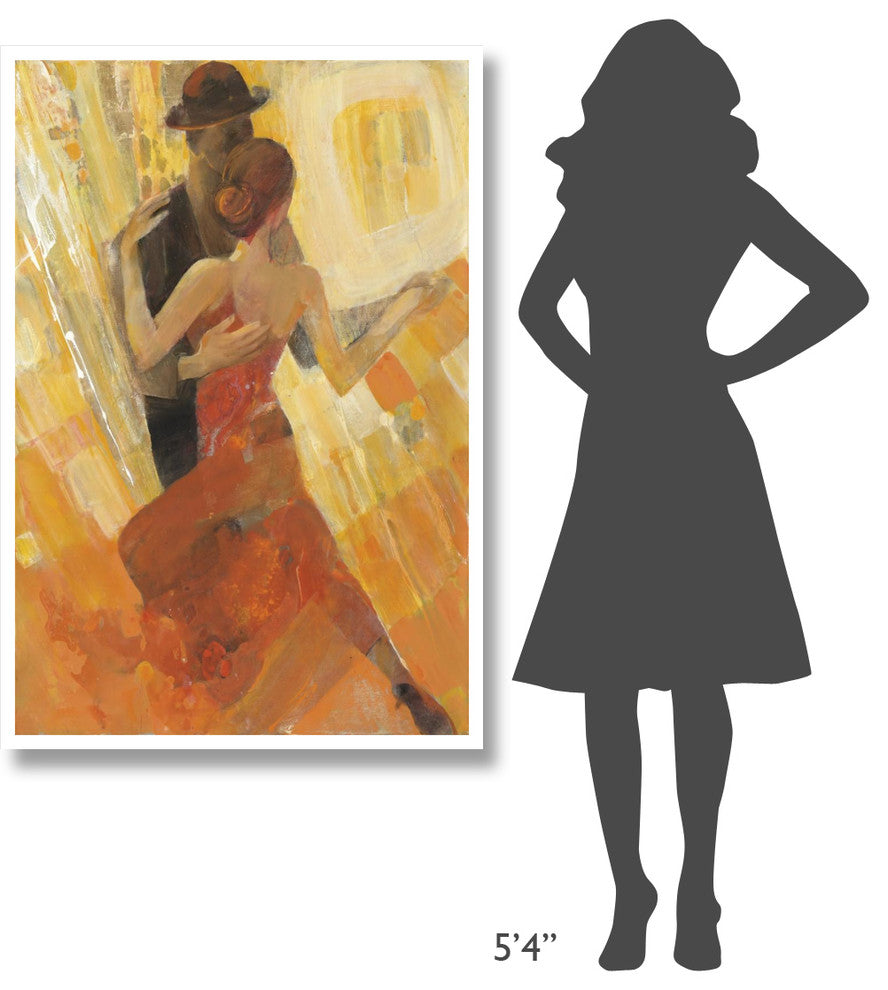 "Tango" Digital Paper Print by Albena Hristova, 34"x50"