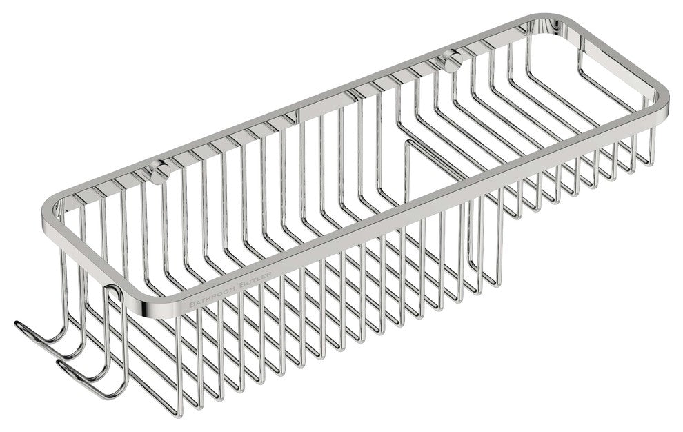 9122 Shower and Soap Basket Combo, Polished Stainless Steel
