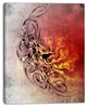 "Medieval Dragon Tattoo Sketch" Digital Art Canvas Print