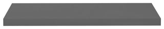 vidaXL Wall Shelf Floating Shelf Display Shelf Wall Mounted High Gloss Gray