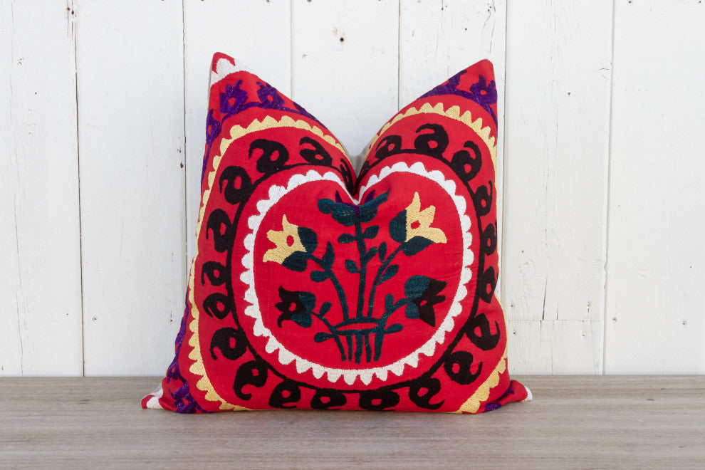 Ivy Large Suzani Pillow