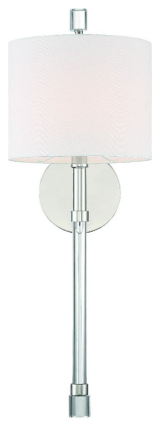 Rachel 1 Light Wall Mount in Polished Nickel