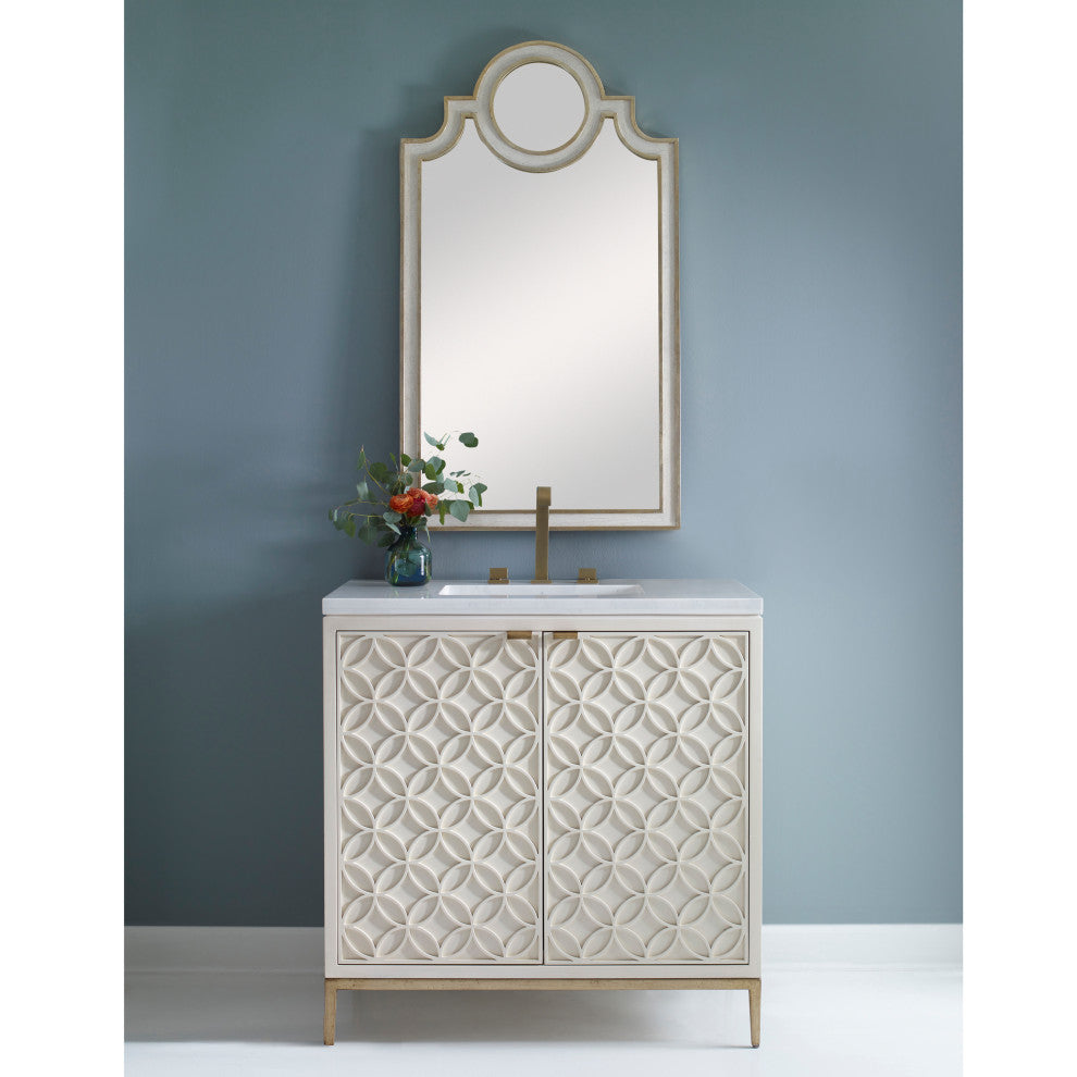 Ambella Home Collection Italian Sink Chest Linen