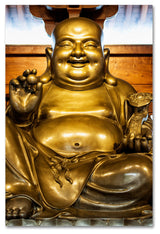 Philippe Hugonnard 'Gold Buddha' Canvas Art, 19"x12"