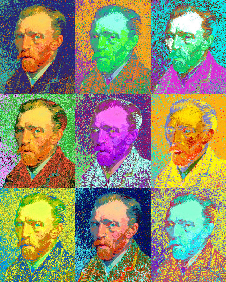 Colorful Vincent 2, Giclee Reproduction Artwork