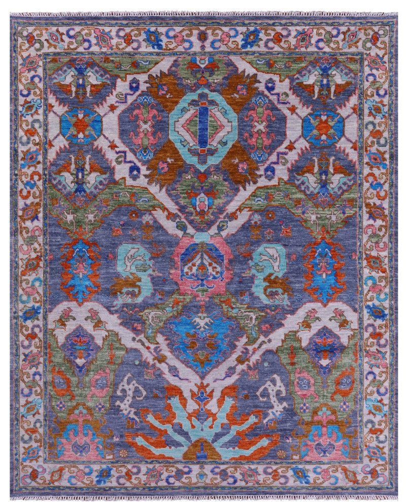 8' 2" X 10' 6" Turkish Oushak Handmade Wool Rug - Q15478