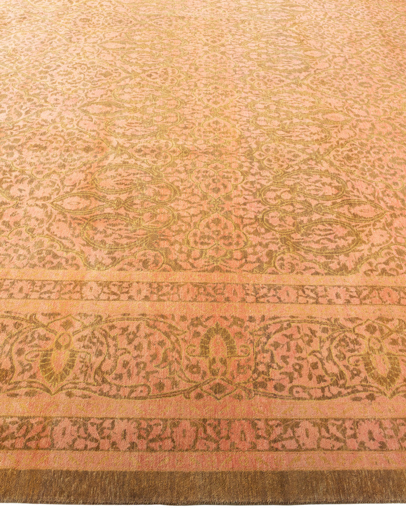 Mogul, One-of-a-Kind Hand-Knotted Area Rug Yellow, 10'1"x13'4"