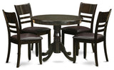 5 Pc Kitchen Table Set -Round Kitchen Table Plus 4 Dinette Chairs
