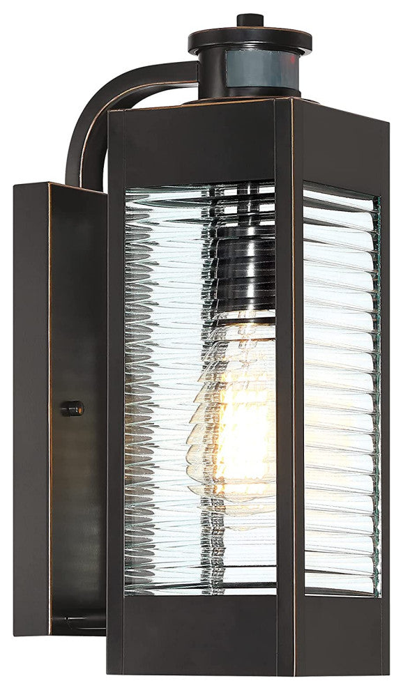 Motion Sensor Detection Wall Light Industrial Black Wall Lamp