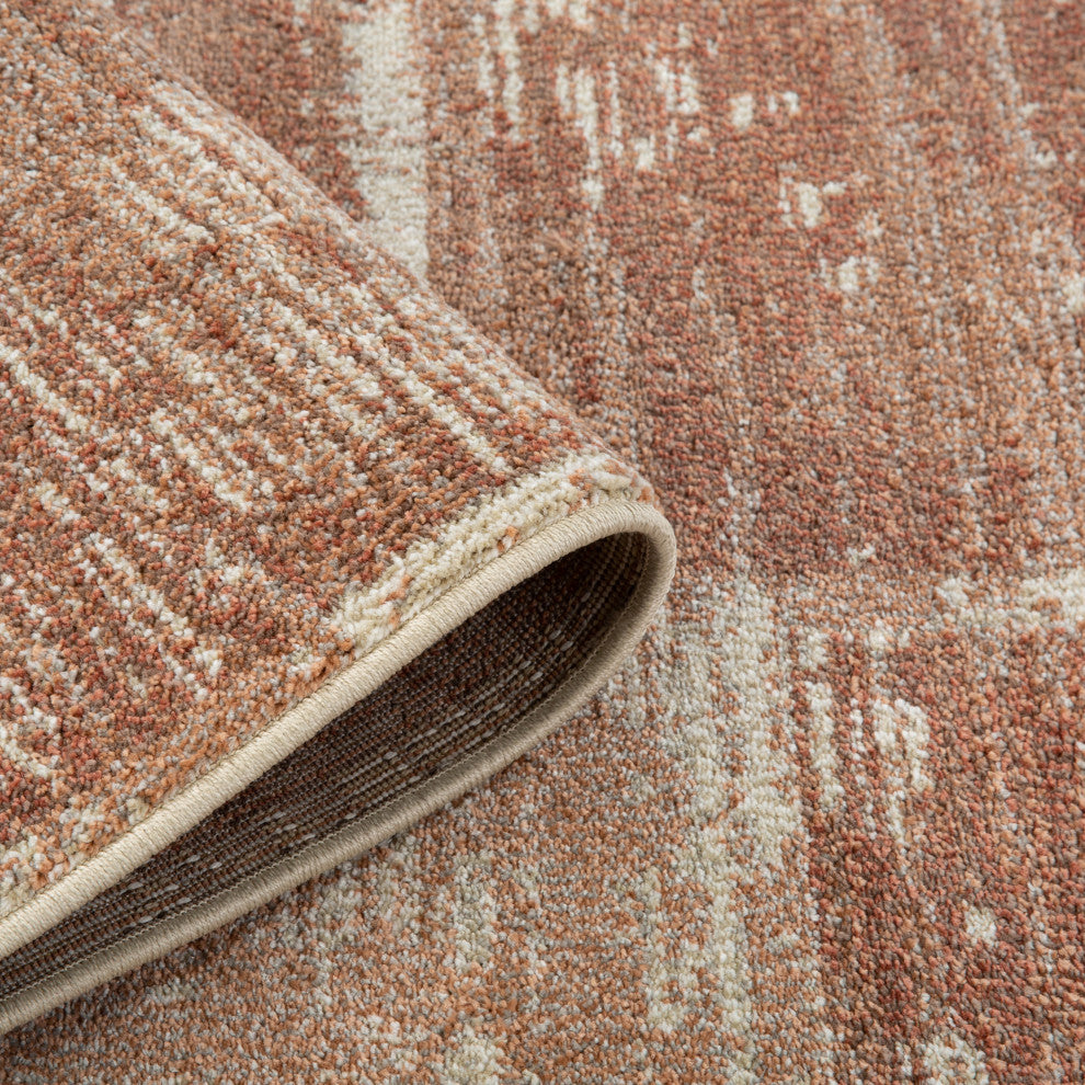 Jordan Aly Area Rug, Sand, 5'3" x 7'6", Geometric