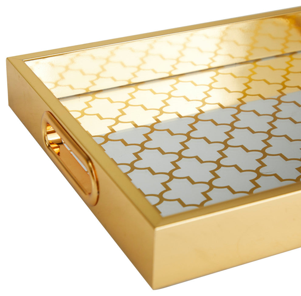 Glam Gold Plastic Tray Set 562043